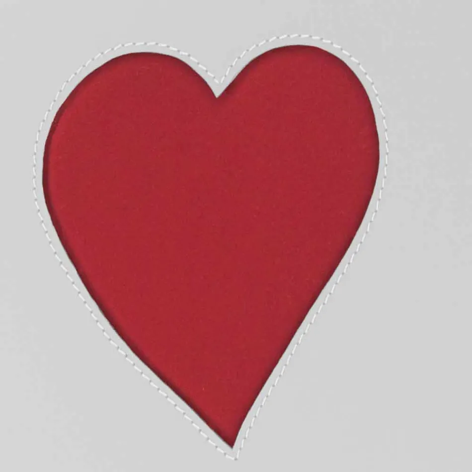 Współczesny skórzany kosz na bieliznę wykonany we Włoszech Adele, wkładka do serca Viadurini