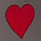 Współczesny skórzany kosz na bieliznę wykonany we Włoszech Adele, wkładka do serca Viadurini