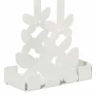 Podwójny uchwyt na kubek w kolorze białym, beżowym lub z kości słoniowej. Made in Italy - Leiden Viadurini