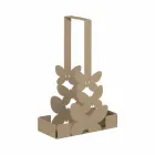 Podwójny uchwyt na kubek w kolorze białym, beżowym lub z kości słoniowej. Made in Italy - Leiden Viadurini