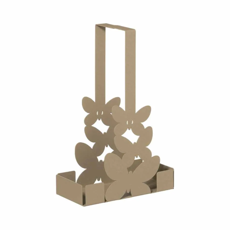 Podwójny uchwyt na kubek w kolorze białym, beżowym lub z kości słoniowej. Made in Italy - Leiden Viadurini