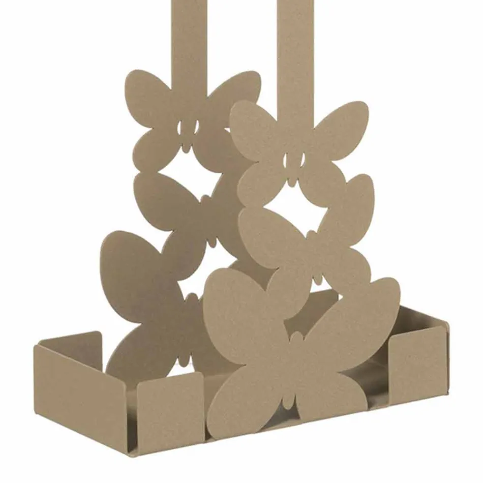 Podwójny uchwyt na kubek w kolorze białym, beżowym lub z kości słoniowej. Made in Italy - Leiden Viadurini