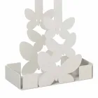 Podwójny uchwyt na kubek w kolorze białym, beżowym lub z kości słoniowej. Made in Italy - Leiden Viadurini