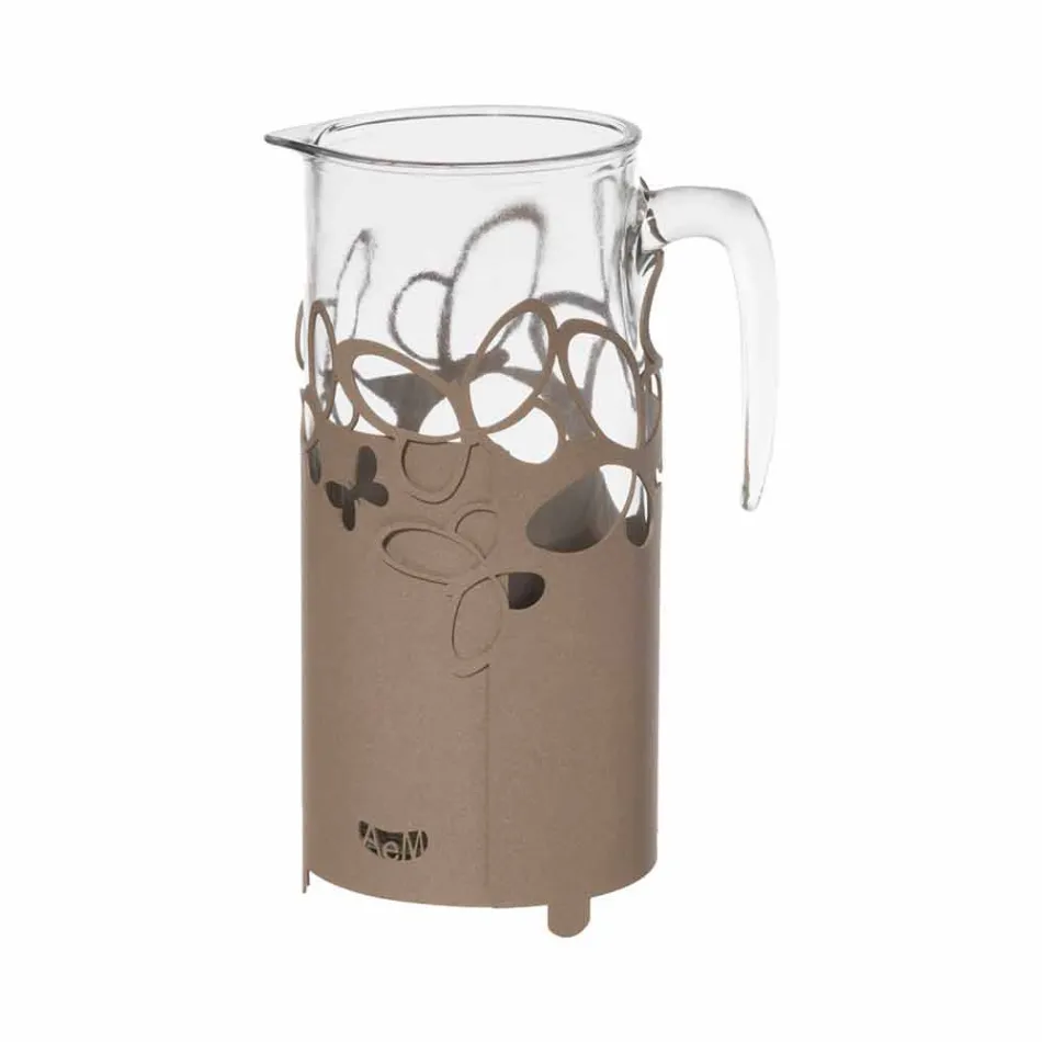 Nowoczesny uchwyt na butelki w kolorze białym, beżowym lub z kości słoniowej. Made in Italy - Leiden Viadurini