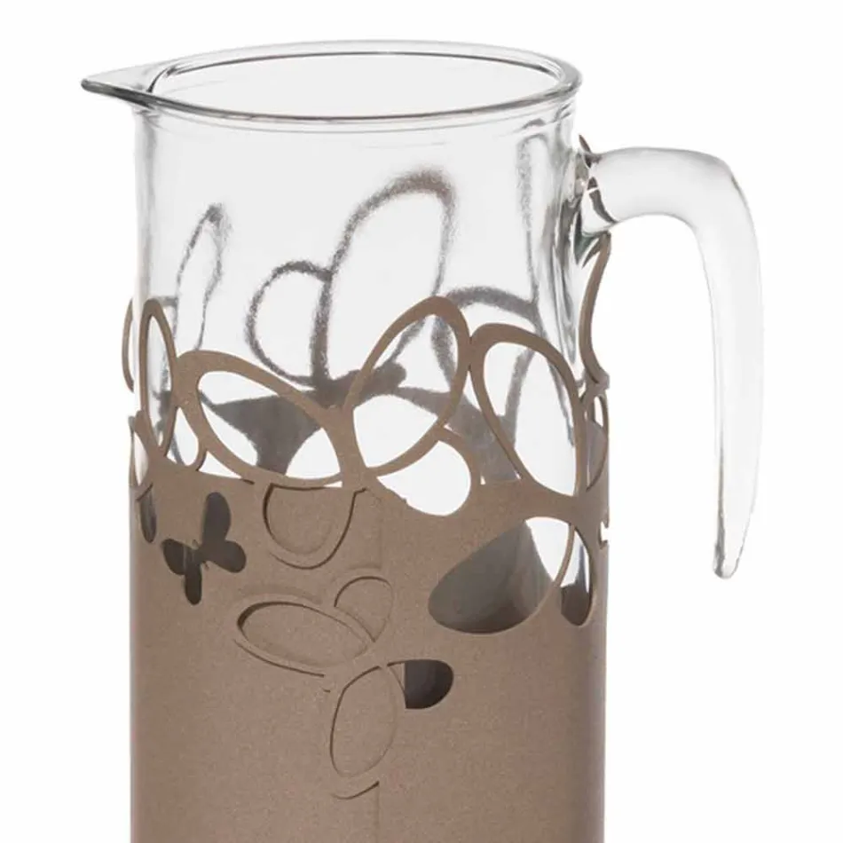 Nowoczesny uchwyt na butelki w kolorze białym, beżowym lub z kości słoniowej. Made in Italy - Leiden Viadurini