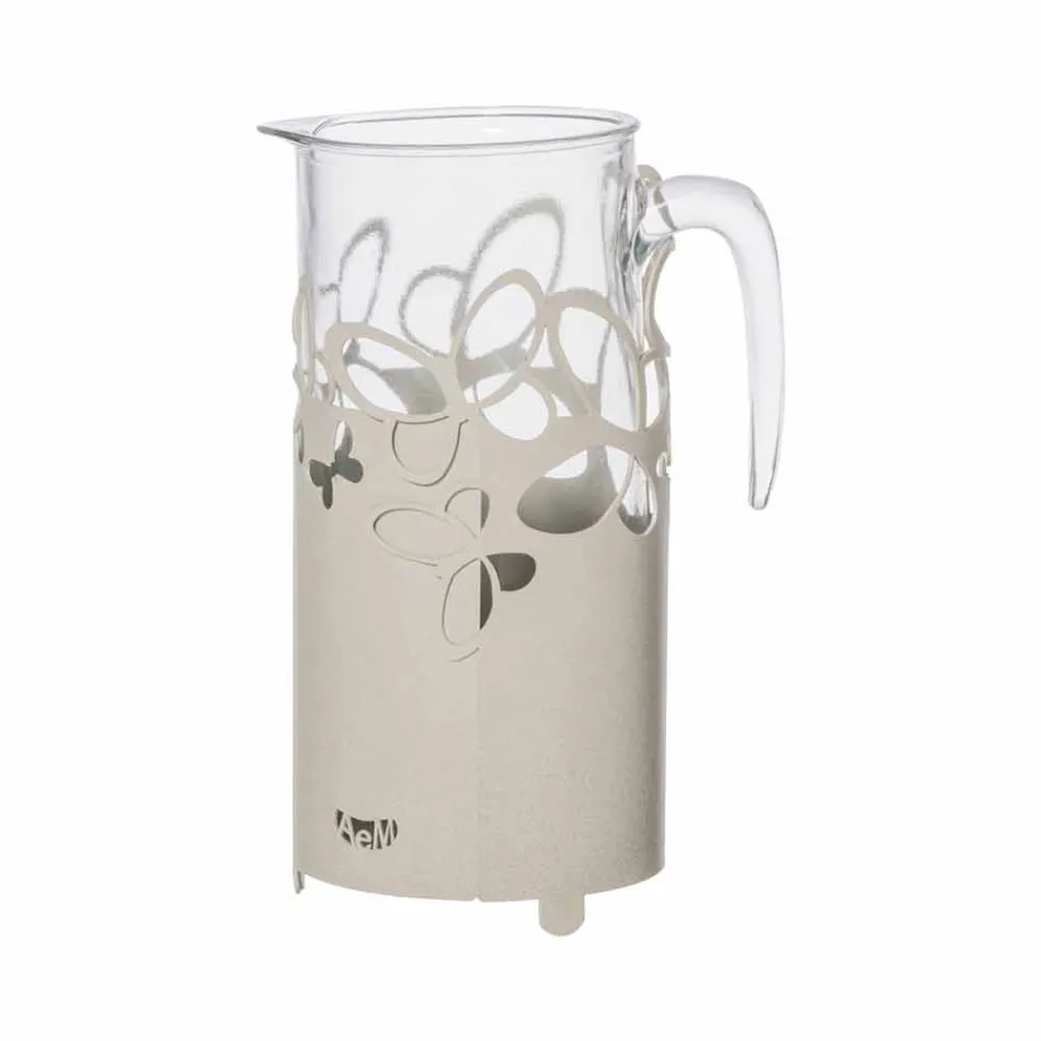 Nowoczesny uchwyt na butelki w kolorze białym, beżowym lub z kości słoniowej. Made in Italy - Leiden Viadurini