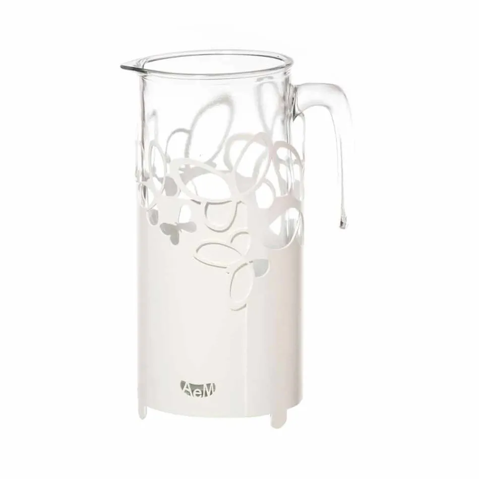 Nowoczesny uchwyt na butelki w kolorze białym, beżowym lub z kości słoniowej. Made in Italy - Leiden Viadurini