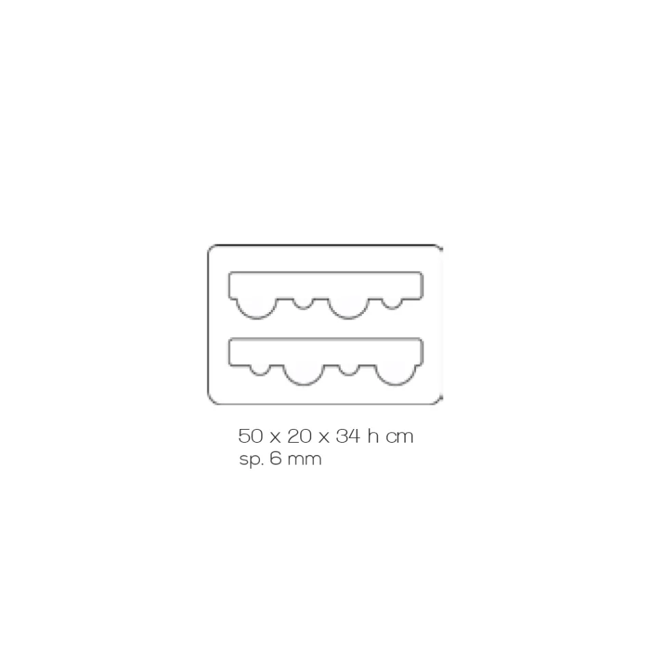 Podłogowy uchwyt na butelkę wina z przezroczystego kryształu akrylowego - Dappino Viadurini