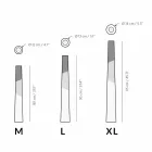 Nowoczesny świecznik z litego drewna sosnowego z kolorowymi detalami - Candor Viadurini