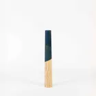 Nowoczesny świecznik z litego drewna sosnowego z kolorowymi detalami - Candor Viadurini