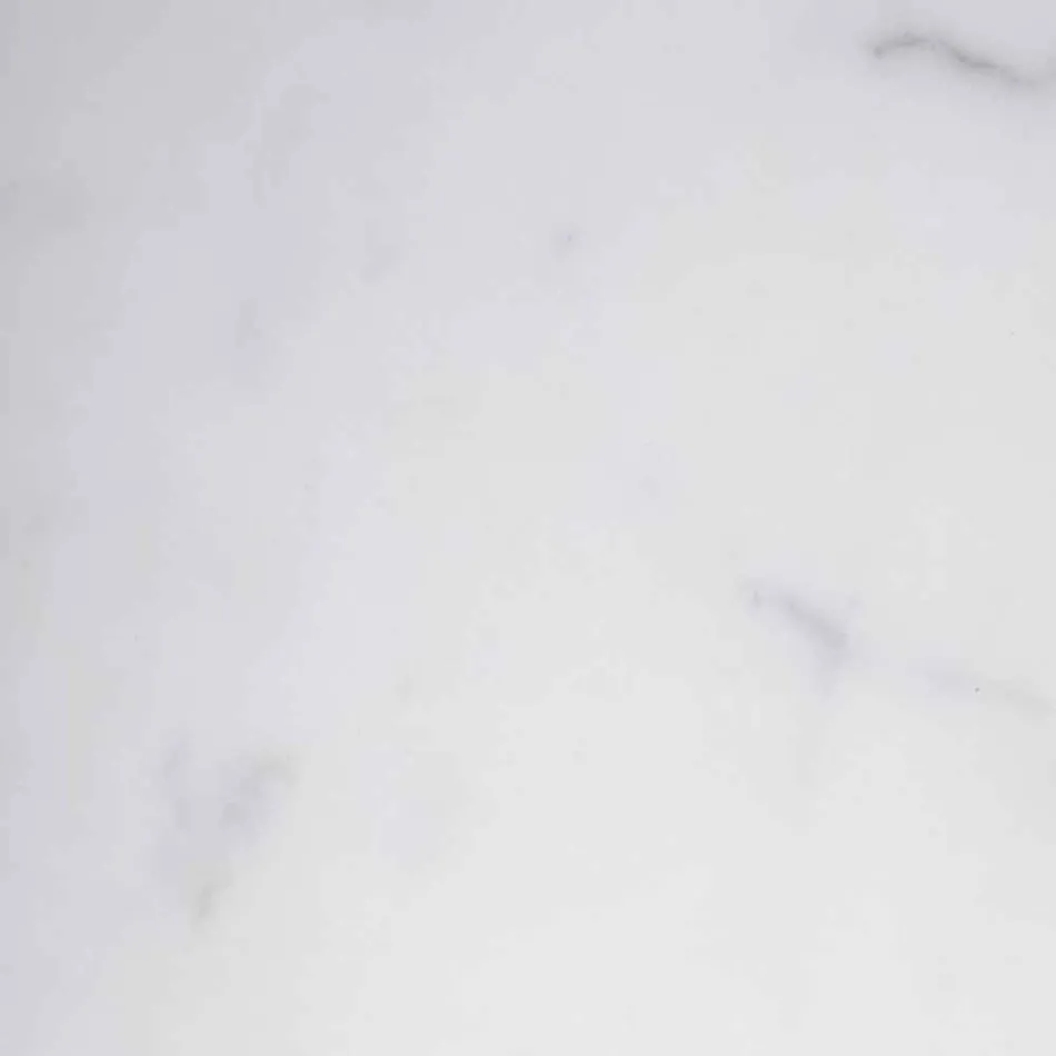 Świecznik z marmuru z Carrary, marquinii i mosiądzu Made in Italy - Braxton Viadurini