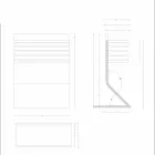 Uchwyt na nóż kuchenny w białym Corian Kitchen Elegancki design - Ivanova Viadurini