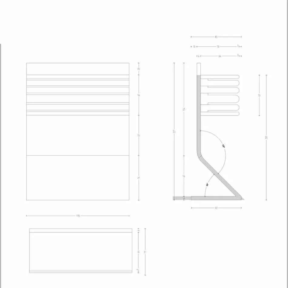 Uchwyt na nóż kuchenny w białym Corian Kitchen Elegancki design - Ivanova Viadurini