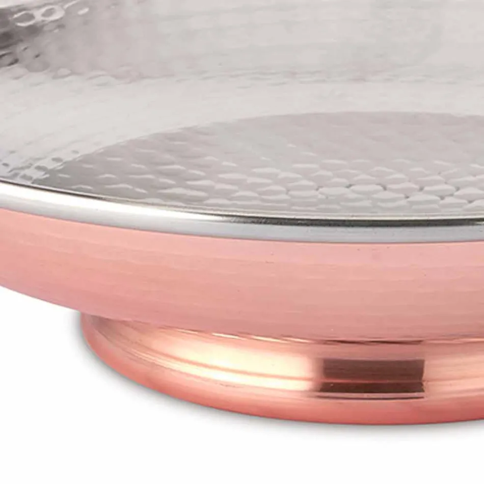 Stół Design Miska na owoce Ręcznie krojona miedziana ozdoba centralna 28 cm - Terraemare Viadurini