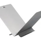 Drewniany stojak w kształcie otwartej książki z metalu lub stali Wyprodukowano we Włoszech - Falco Viadurini