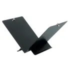 Drewniany stojak w kształcie otwartej książki z metalu lub stali Wyprodukowano we Włoszech - Falco Viadurini