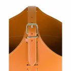 Portalegna z wnętrzem z kołem w nowoczesnym zregenerowanej skóry Fabia Viadurini