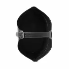 Portalegna z wnętrzem z kołem w nowoczesnym zregenerowanej skóry Fabia Viadurini