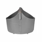 Portalegna z wnętrzem z kołem w nowoczesnym zregenerowanej skóry Fabia Viadurini