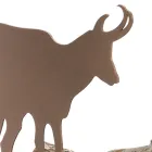 Stojak do drewna na opał z brązowej stali Wykonany we Włoszech z narzędziami - Volturno Viadurini