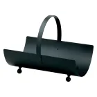 Metalowy uchwyt na drewno z uchwytem i 4 nóżkami Made in Italy - Buffalo Viadurini