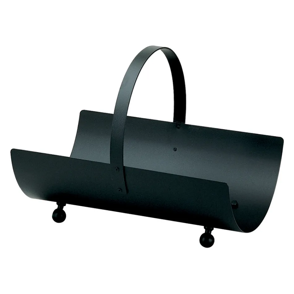 Metalowy uchwyt na drewno z uchwytem i 4 nóżkami Made in Italy - Buffalo Viadurini