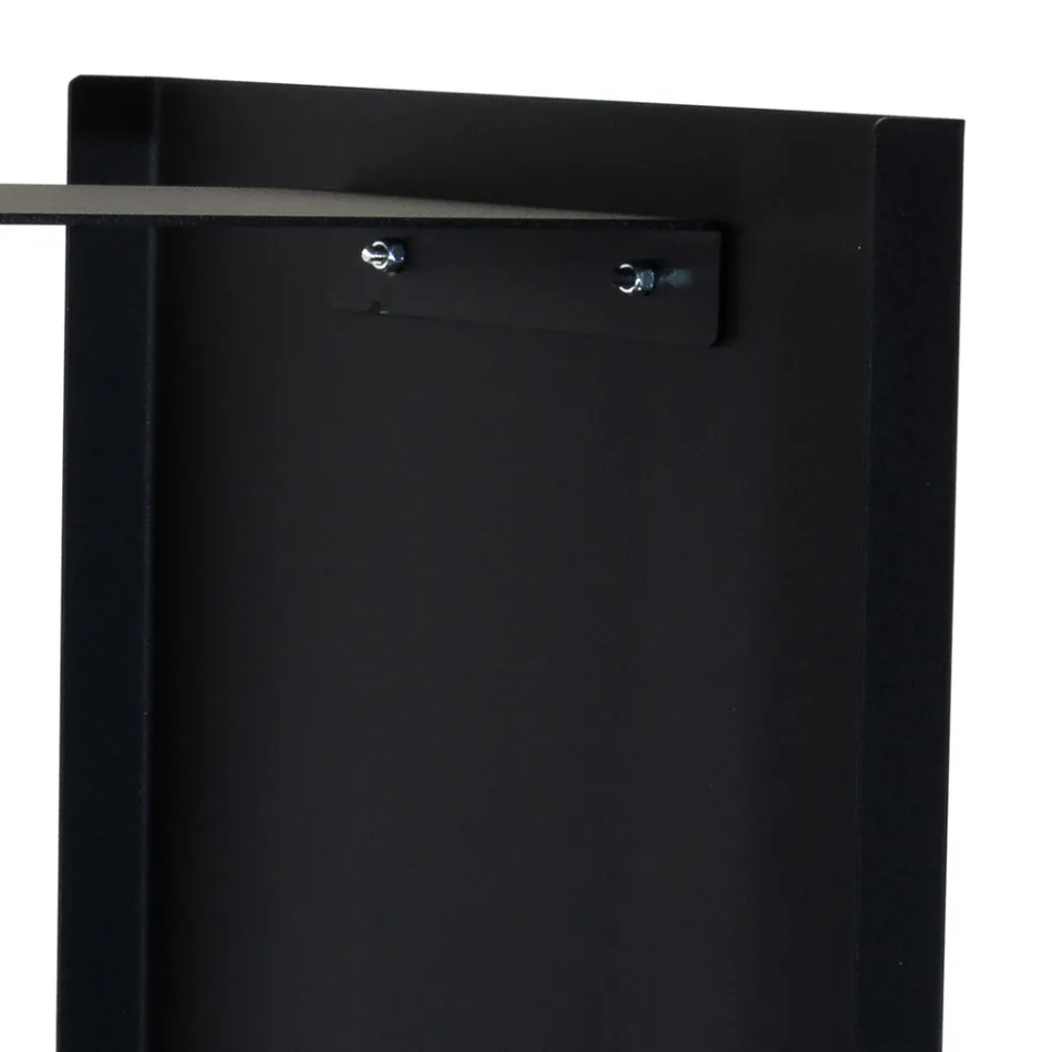 Nowoczesny uchwyt na kłody z malowanej stali Made in Italy - Patrik Viadurini