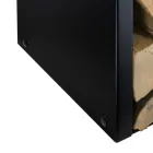 Nowoczesny uchwyt na kłody z malowanej stali Made in Italy - Patrik Viadurini