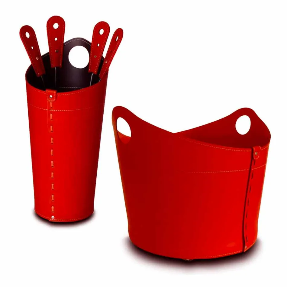 Uchwyt na drewno, żelazny uchwyt i żelazka do skóry Nicad, wyprodukowany we Włoszech Viadurini