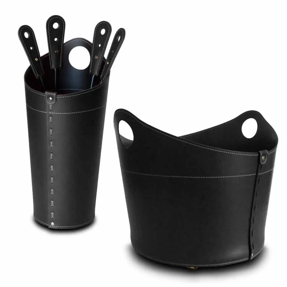 Uchwyt na drewno, żelazny uchwyt i żelazka do skóry Nicad, wyprodukowany we Włoszech Viadurini