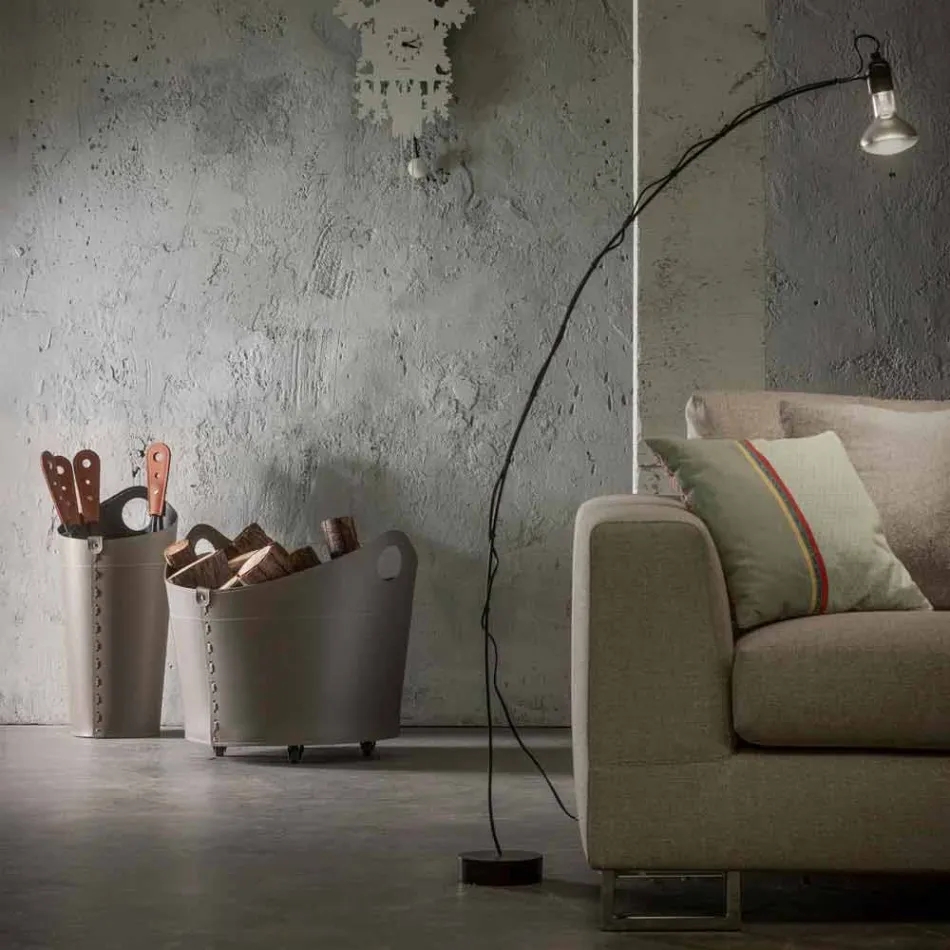 Uchwyt na drewno, żelazny uchwyt i żelazka do skóry Nicad, wyprodukowany we Włoszech Viadurini