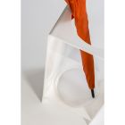 Stojak na parasole wejściowe z białego lub przezroczystego pleksi - pępek Viadurini