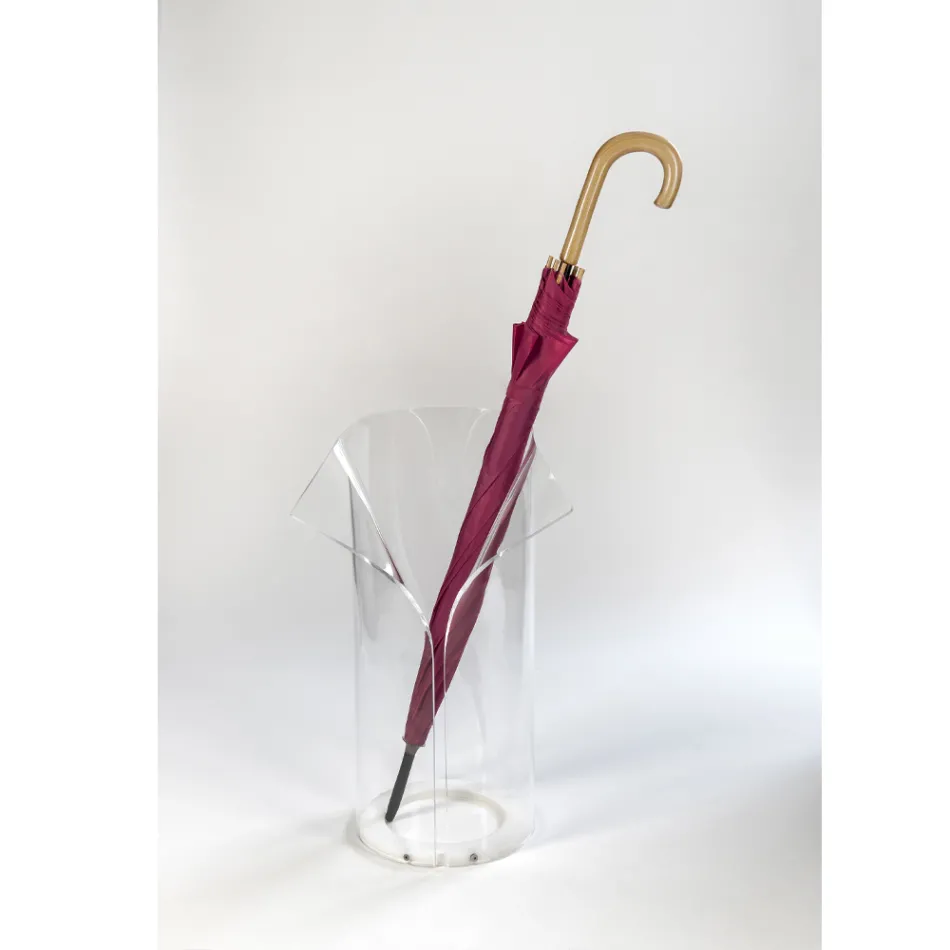 Stojak na parasole wejściowe z przezroczystego pleksiglasu nadającego się do recyklingu - Merlon Viadurini