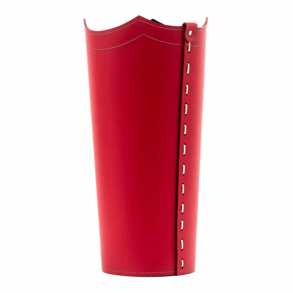 Projekt stojak na parasole ze skóry do domu lub biura Parasol Viadurini