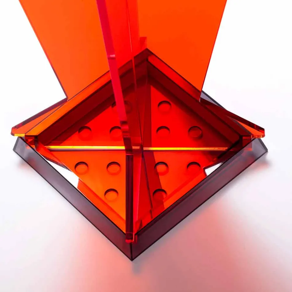 Stojak na parasole o nowoczesnym designie wykonany z metakrylanu Colarato Wyprodukowano we Włoszech - Tato Viadurini