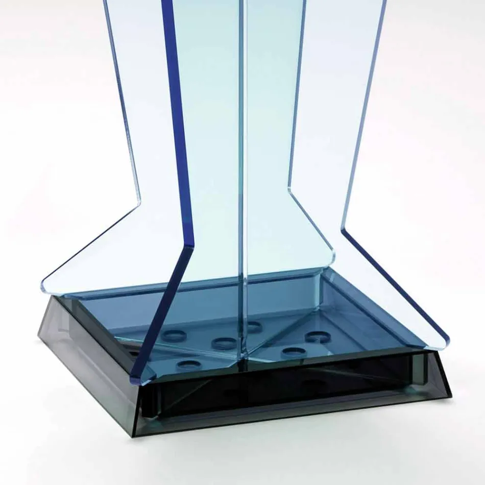 Stojak na parasole o nowoczesnym designie wykonany z metakrylanu Colarato Wyprodukowano we Włoszech - Tato Viadurini