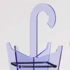 Stojak na parasole o nowoczesnym designie wykonany z metakrylanu Colarato Wyprodukowano we Włoszech - Tato Viadurini