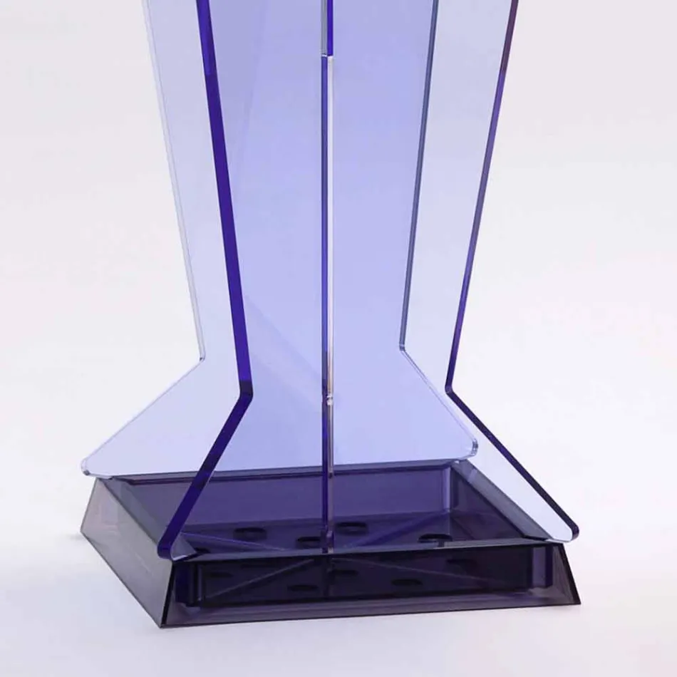 Stojak na parasole o nowoczesnym designie wykonany z metakrylanu Colarato Wyprodukowano we Włoszech - Tato Viadurini