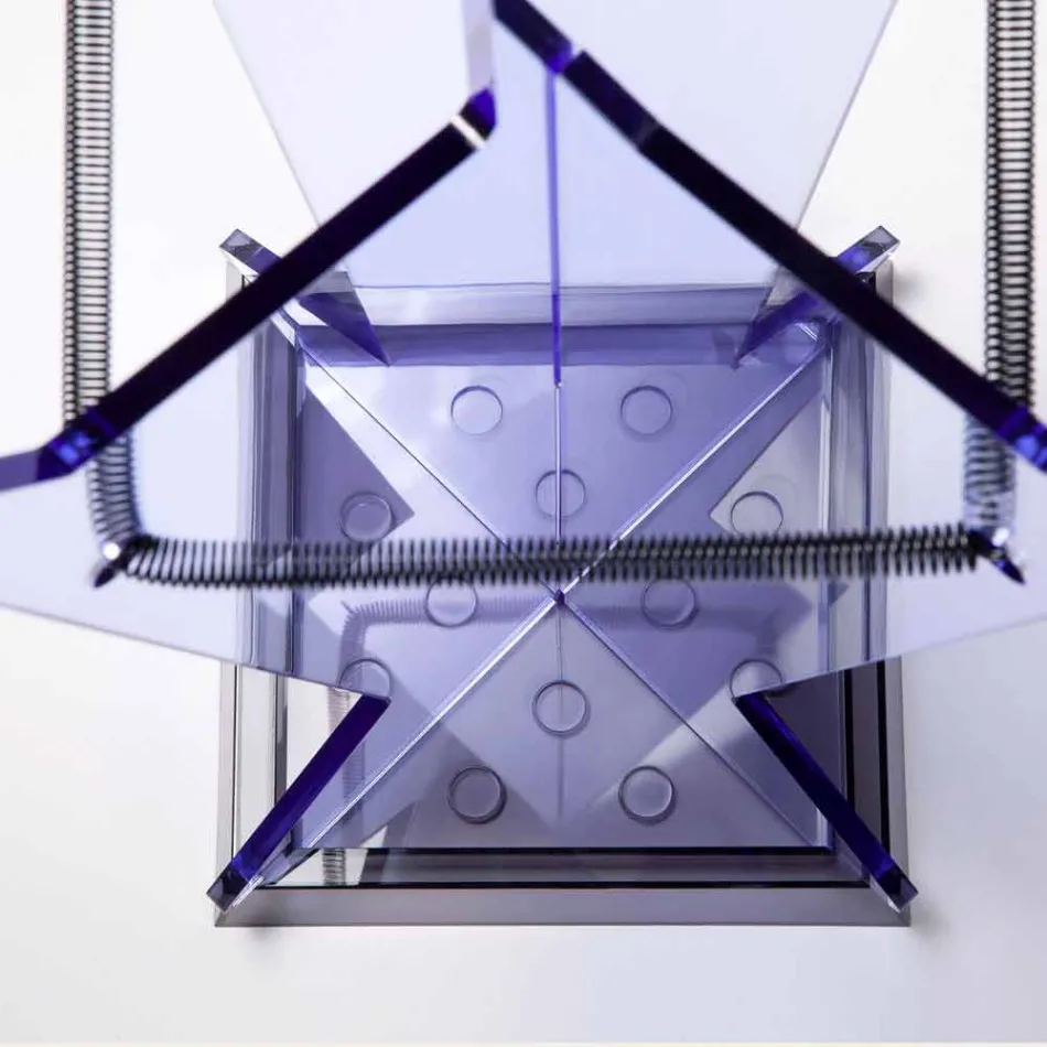 Stojak na parasole o nowoczesnym designie wykonany z metakrylanu Colarato Wyprodukowano we Włoszech - Tato Viadurini
