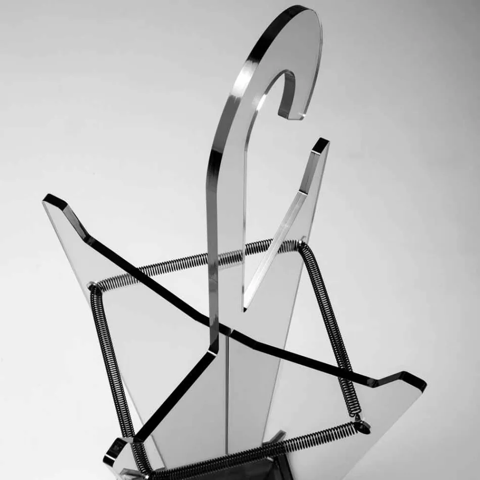 Stojak na parasole o nowoczesnym designie wykonany z metakrylanu Colarato Wyprodukowano we Włoszech - Tato Viadurini