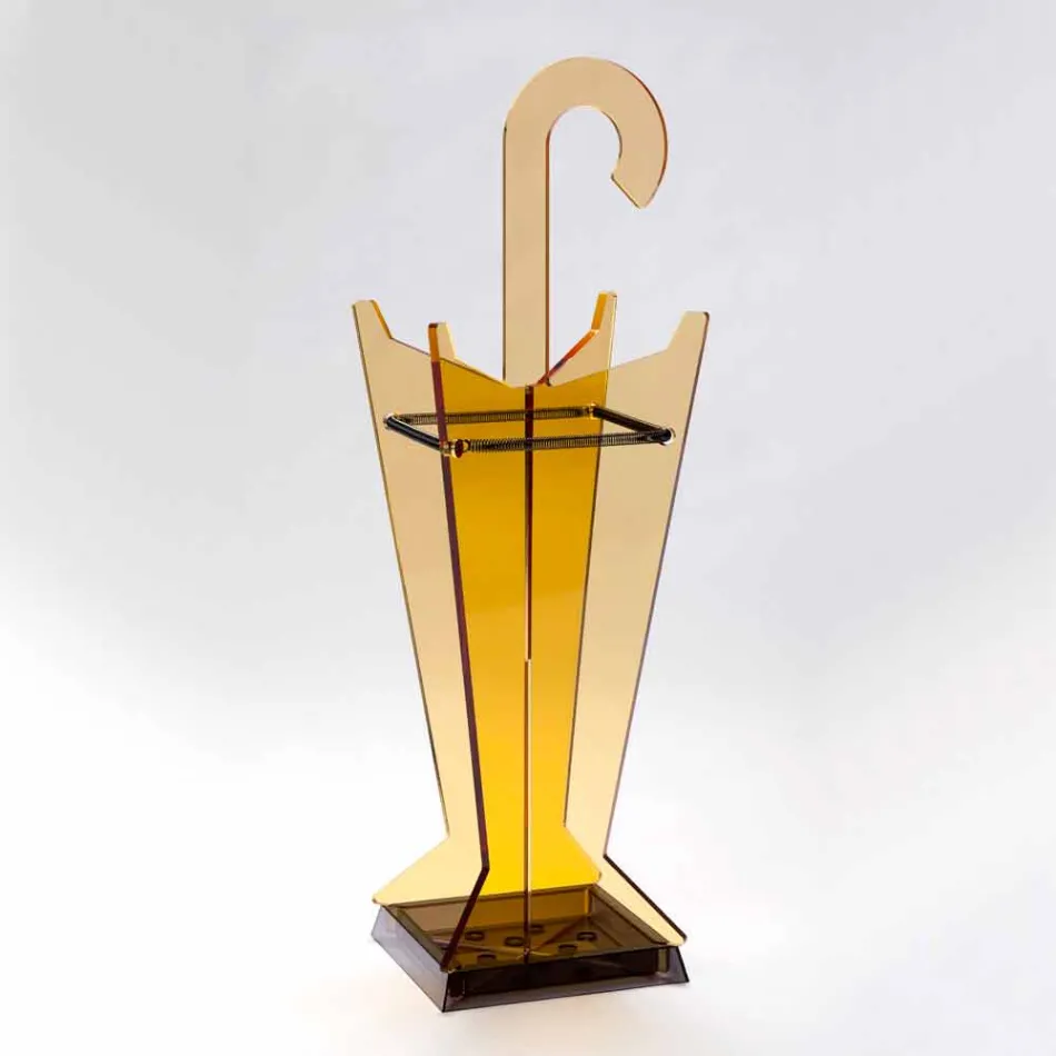 Stojak na parasole o nowoczesnym designie wykonany z metakrylanu Colarato Wyprodukowano we Włoszech - Tato Viadurini