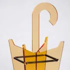 Stojak na parasole o nowoczesnym designie wykonany z metakrylanu Colarato Wyprodukowano we Włoszech - Tato Viadurini