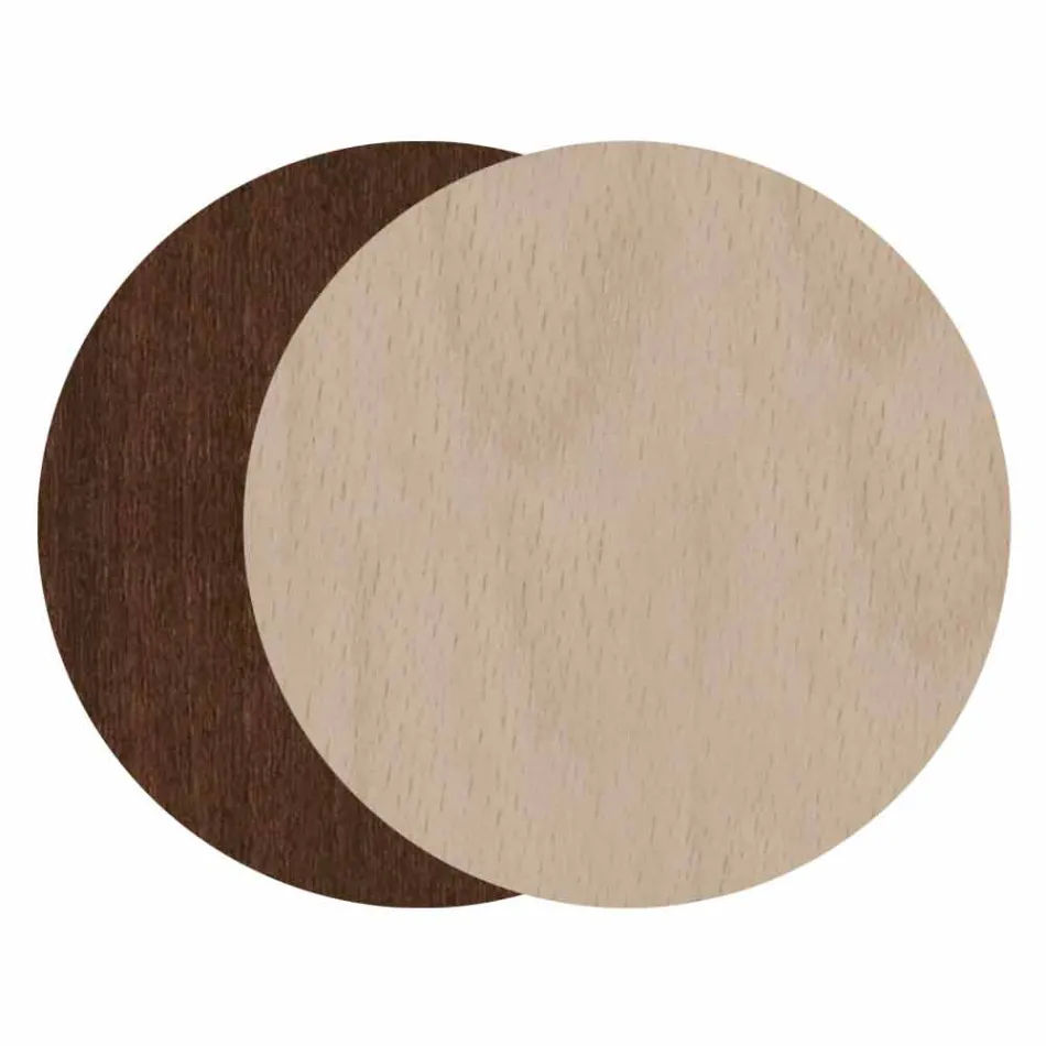 Nowoczesny, elegancki, prostokątny stojak na parasole z dekorowanego drewna - Dekoro Viadurini