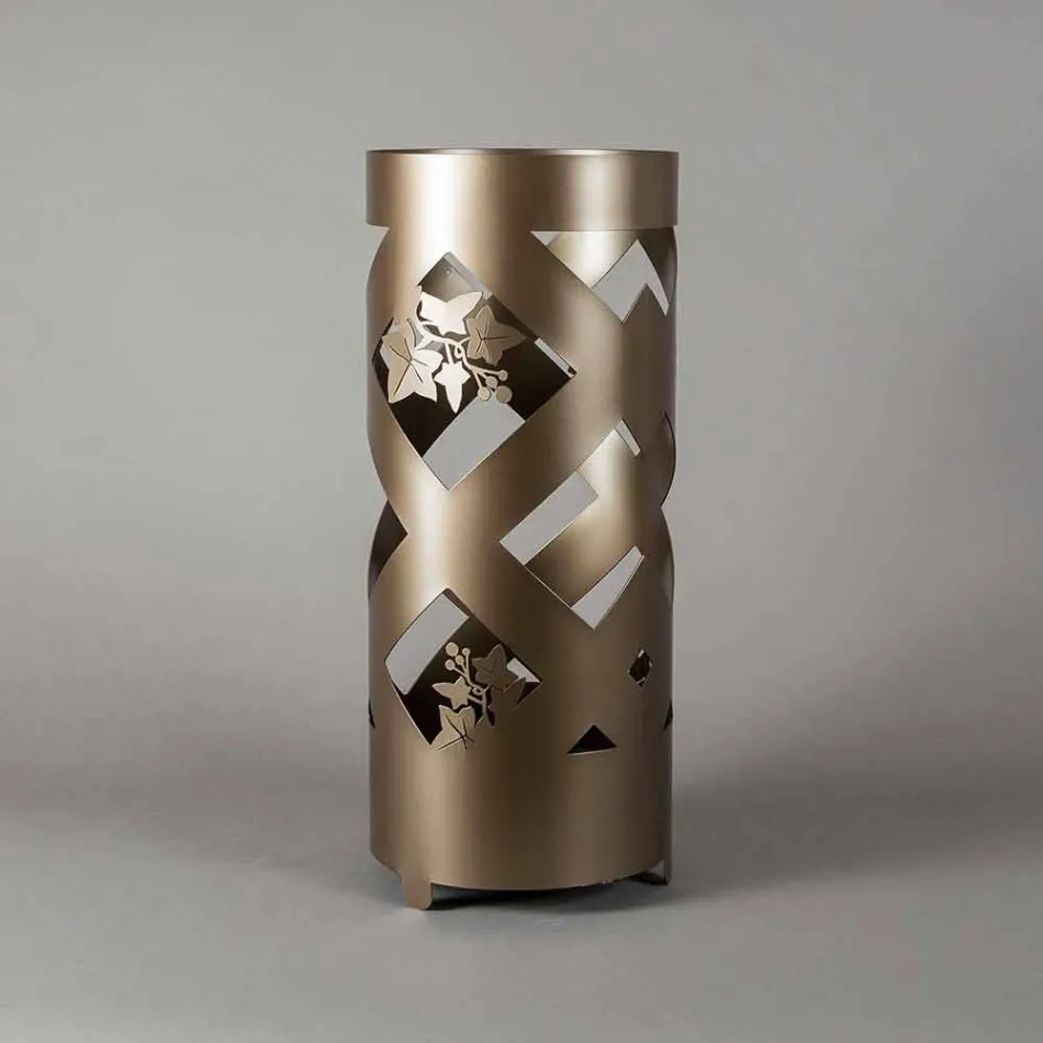 Stojak na parasole z kolorowego żelaza o nowoczesnym designie Made in Italy - Enrica Viadurini