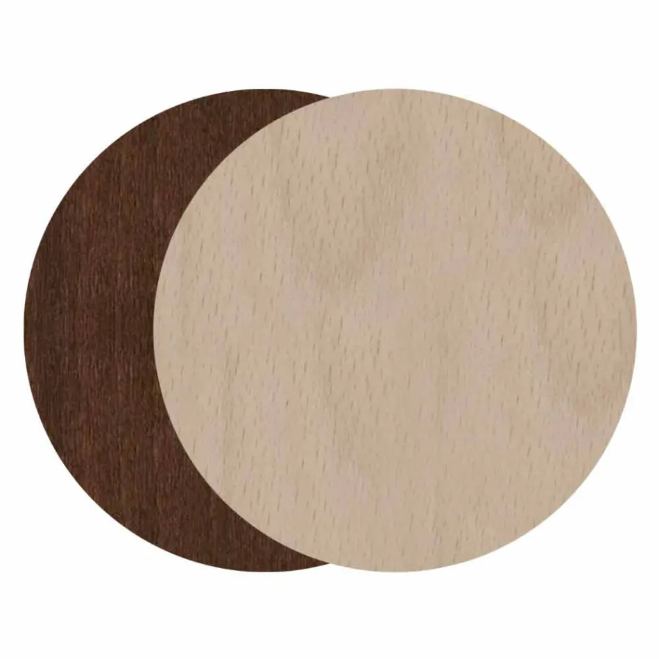 Nowoczesny, elegancki stojak na parasole z ciemnego lub białego drewna z dekoracjami - poezja Viadurini