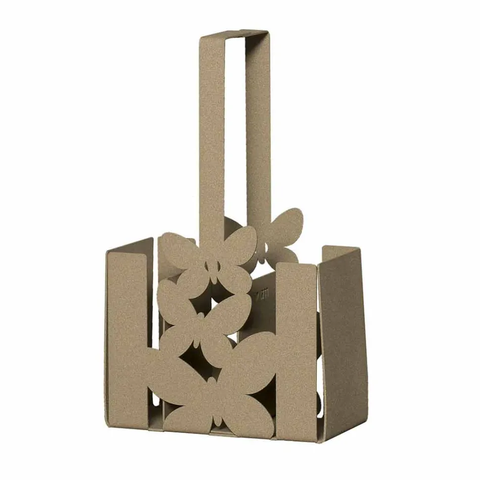 Nowoczesny uchwyt na sztućce stołowe w kolorze białym, beżowym lub w kolorze kości słoniowej Wykonany we Włoszech - Laida Viadurini