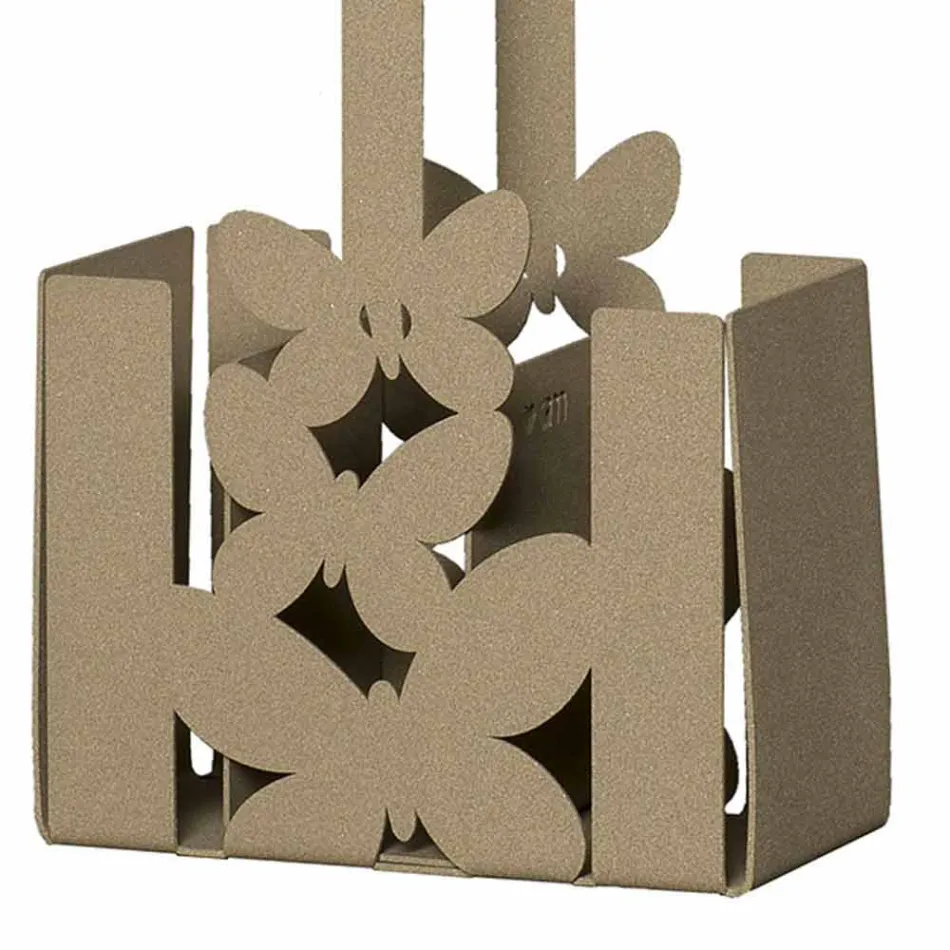 Nowoczesny uchwyt na sztućce stołowe w kolorze białym, beżowym lub w kolorze kości słoniowej Wykonany we Włoszech - Laida Viadurini