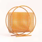 Okrągły stalowy stojak na czasopisma Made in Italy - Chochla Viadurini