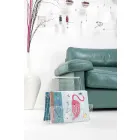 Stojak na magazynki z czarnego lub przezroczystego pleksiglasu Made in Italy - Omar Viadurini