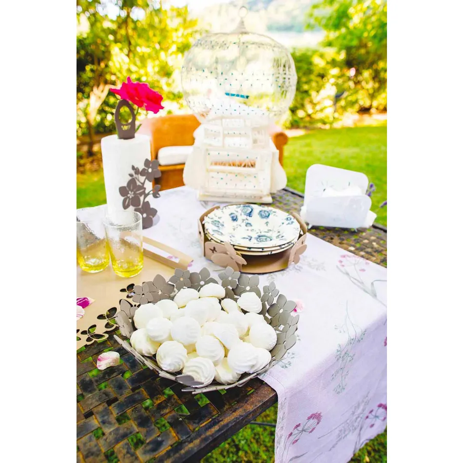 Uchwyt na rolki do kuchni o nowoczesnym designie wykonany z żelaza Made in Italy - Marken Viadurini